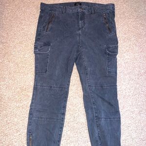 Gray loft zipper jeans size 10P